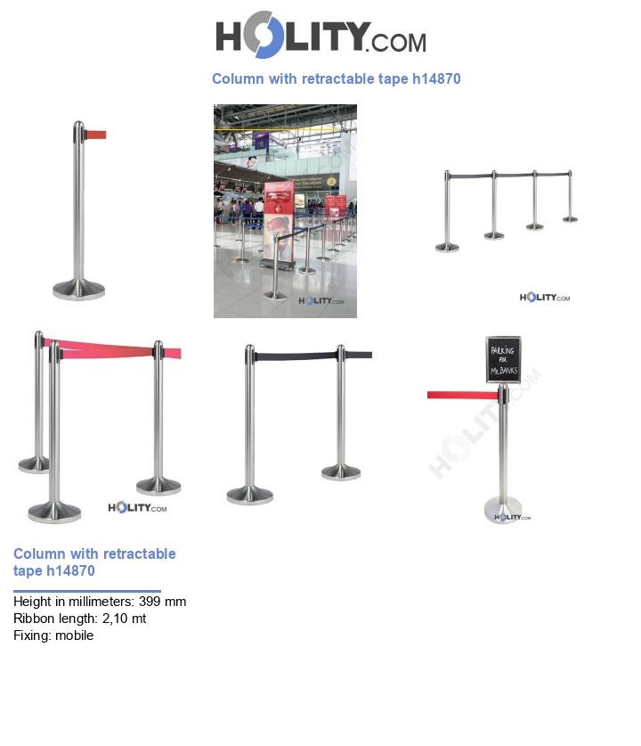 Retractable belt stanchion h14870