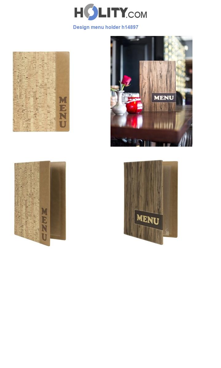 Design menu holder h14897