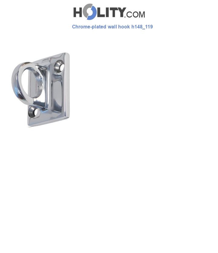 Chrome-plated wall hook h148_119