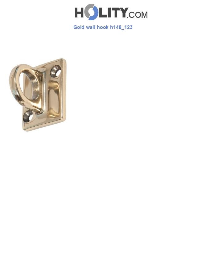 Gold wall hook h148_123