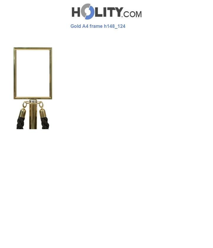 Gold A4 frame h148_124