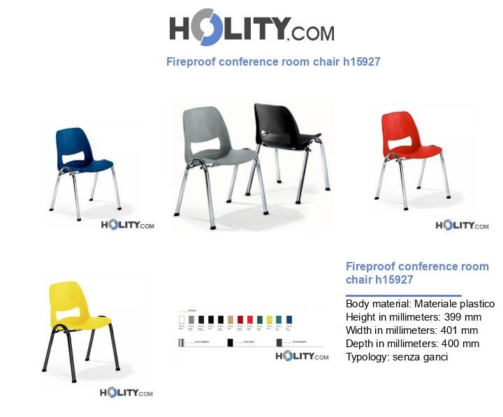 Fireproof conference room chair h15927