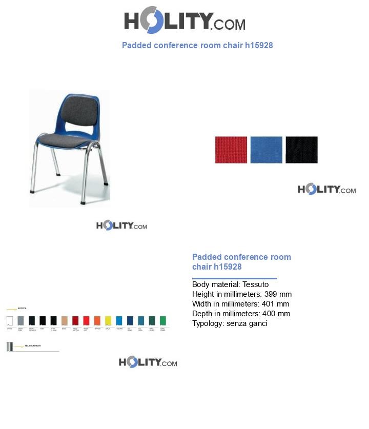 Padded conference room chair h15928