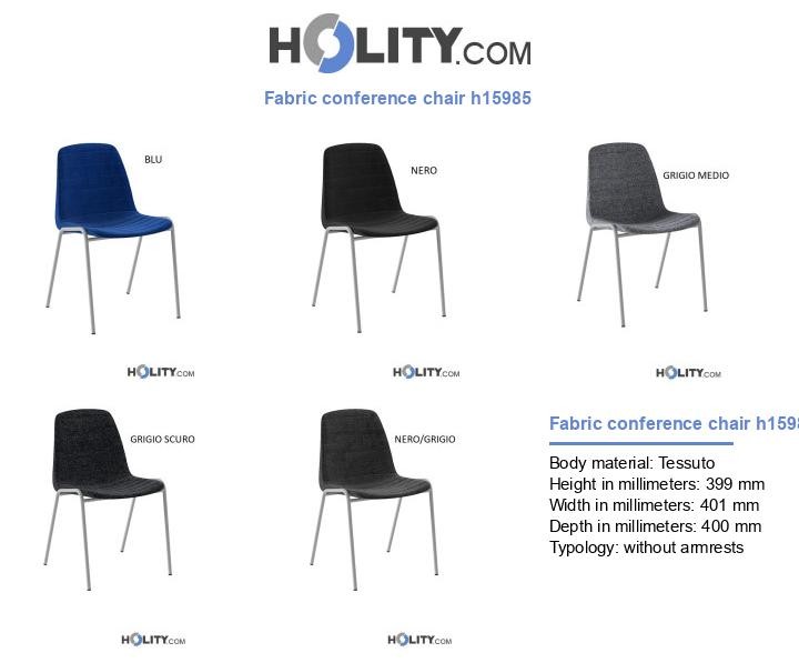 Fabric conference chair h15985