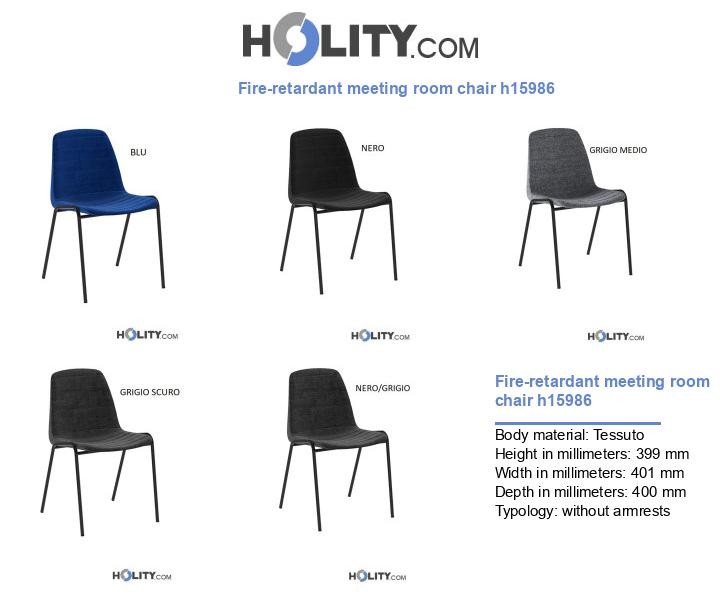 Fire-retardant meeting room chair h15986