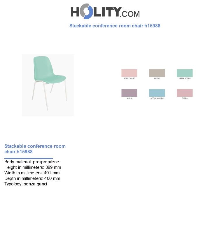Stackable conference room chair h15988