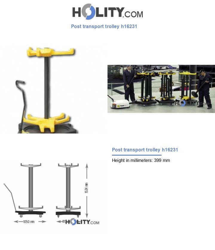 Post transport trolley h16231