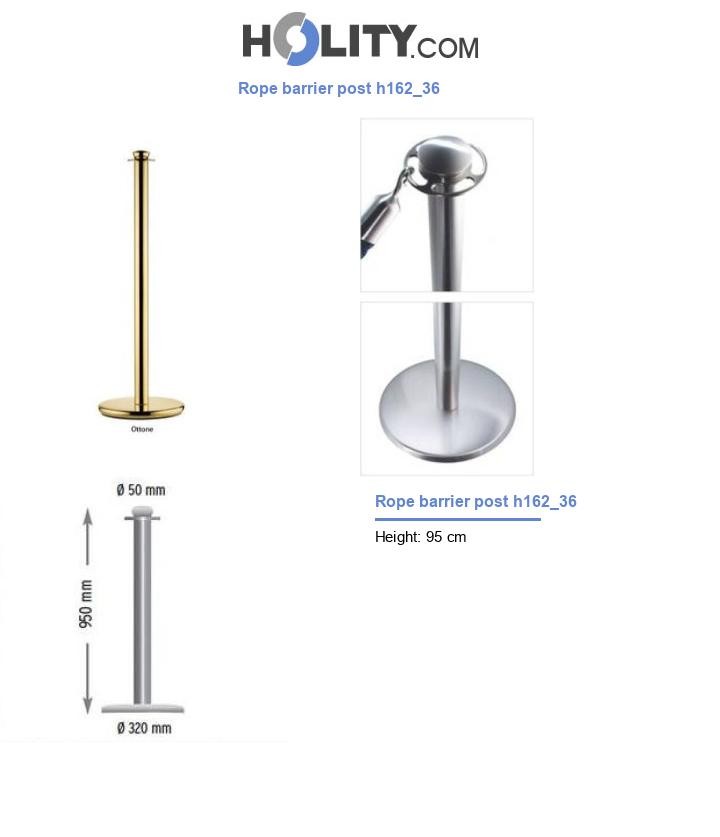 Rope barrier post h162_36
