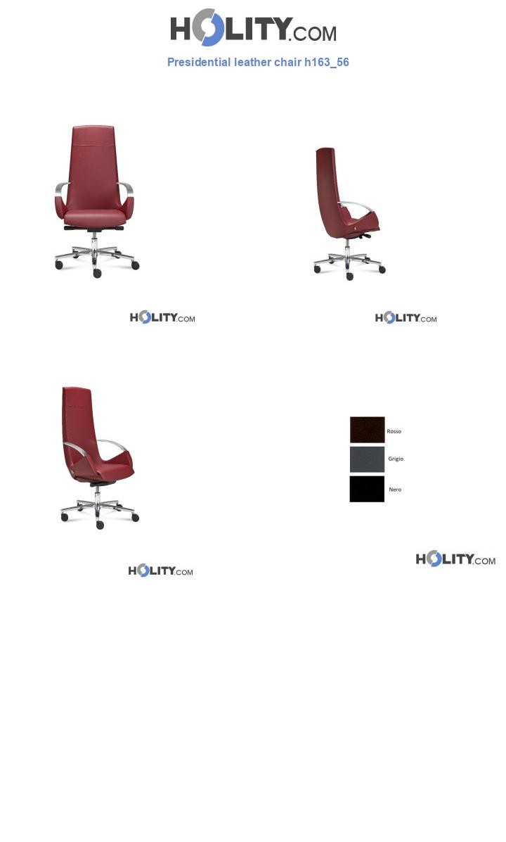 Presidential leather chair h163_56