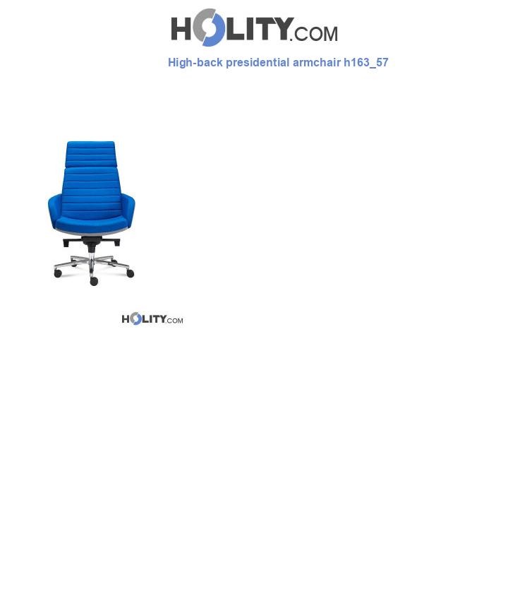 High-back presidential armchair h163_57