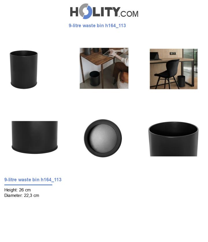 9-litre waste bin h164_113