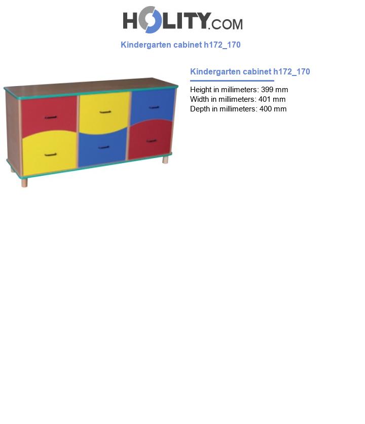 Kindergarten cabinet h172_170