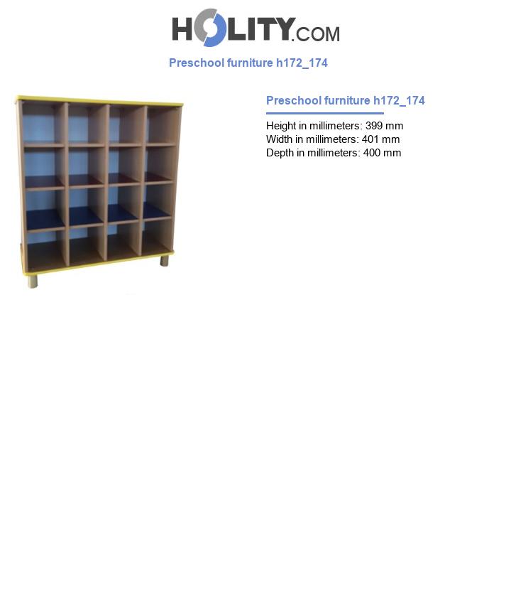 Preschool furniture h172_174