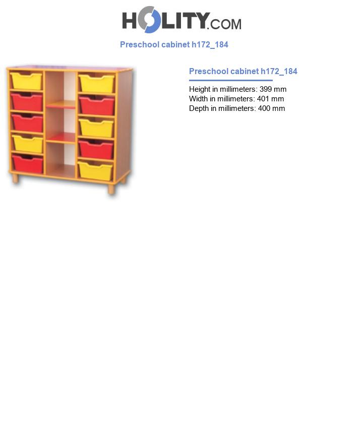 Preschool cabinet h172_184