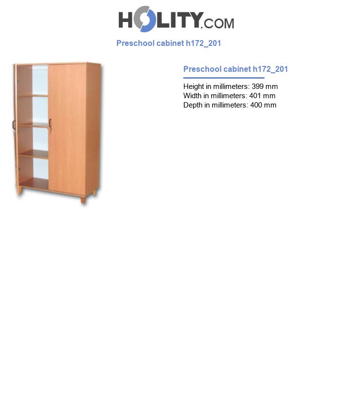 Preschool cabinet h172_201