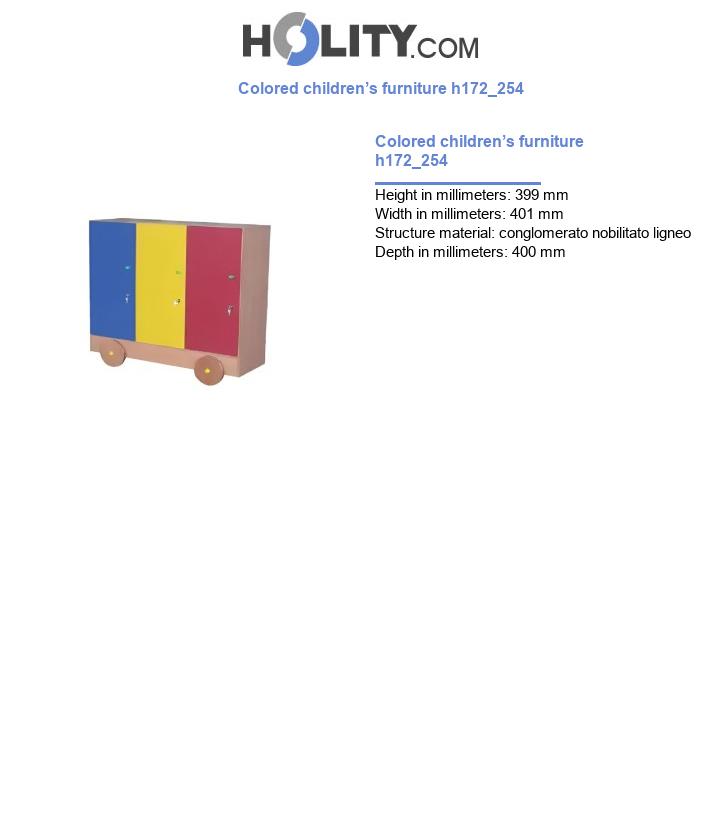 Colored children’s furniture h172_254