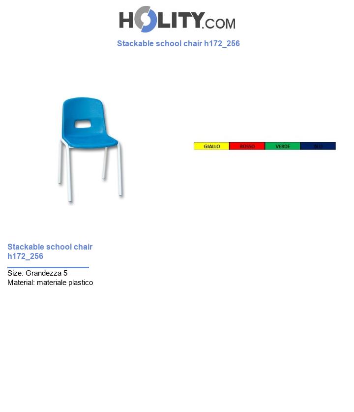 Stackable school chair h172_256