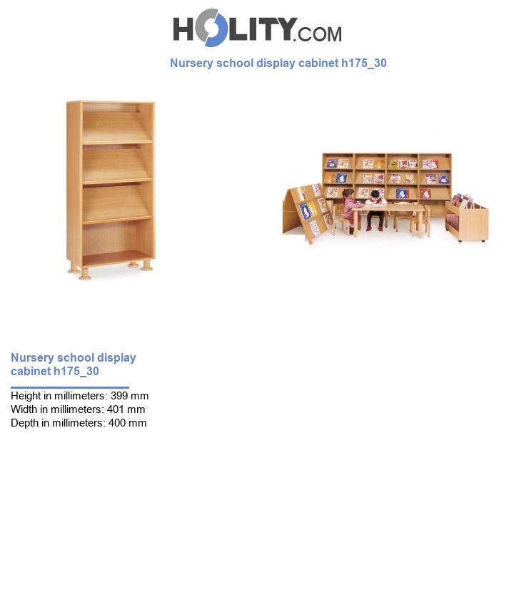 Nursery school display cabinet h175_30