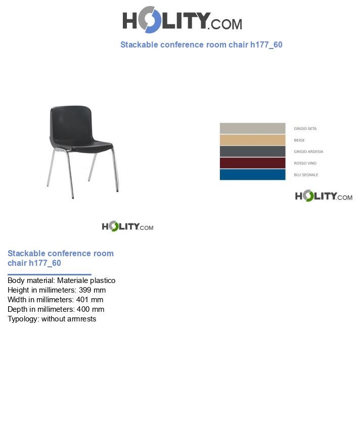 Stackable conference room chair h177_60