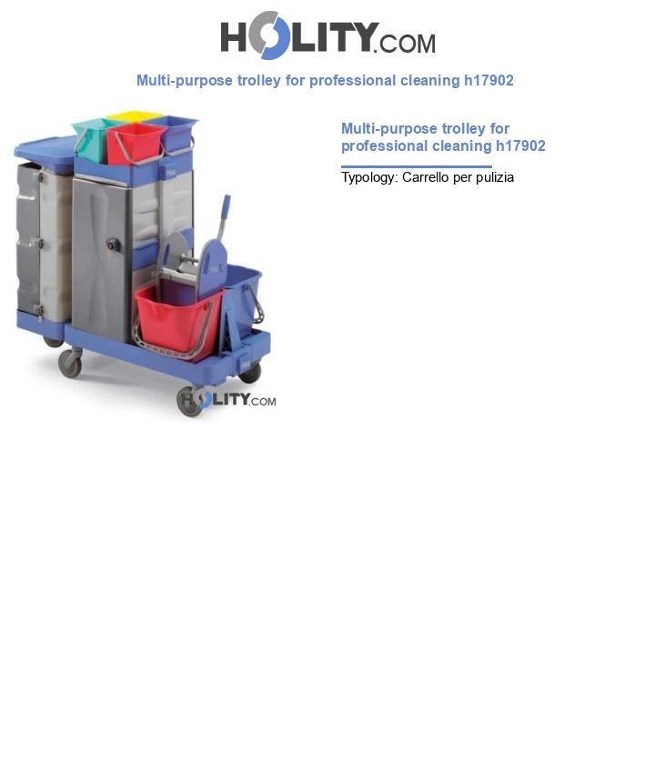 Multi-purpose trolley for professional cleaning h17902