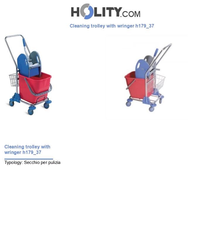 Cleaning trolley with wringer h179_37