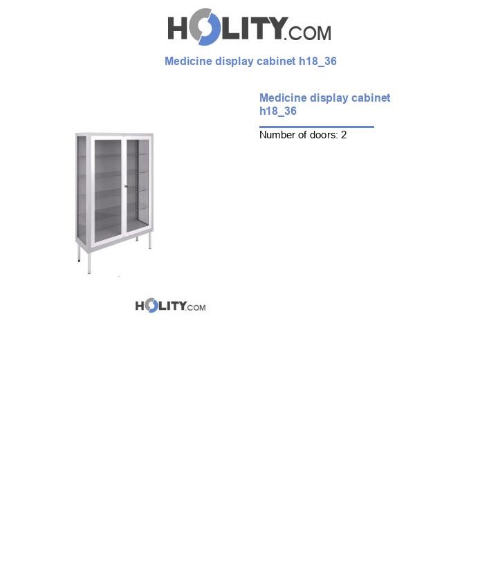 Medicine display cabinet h18_36