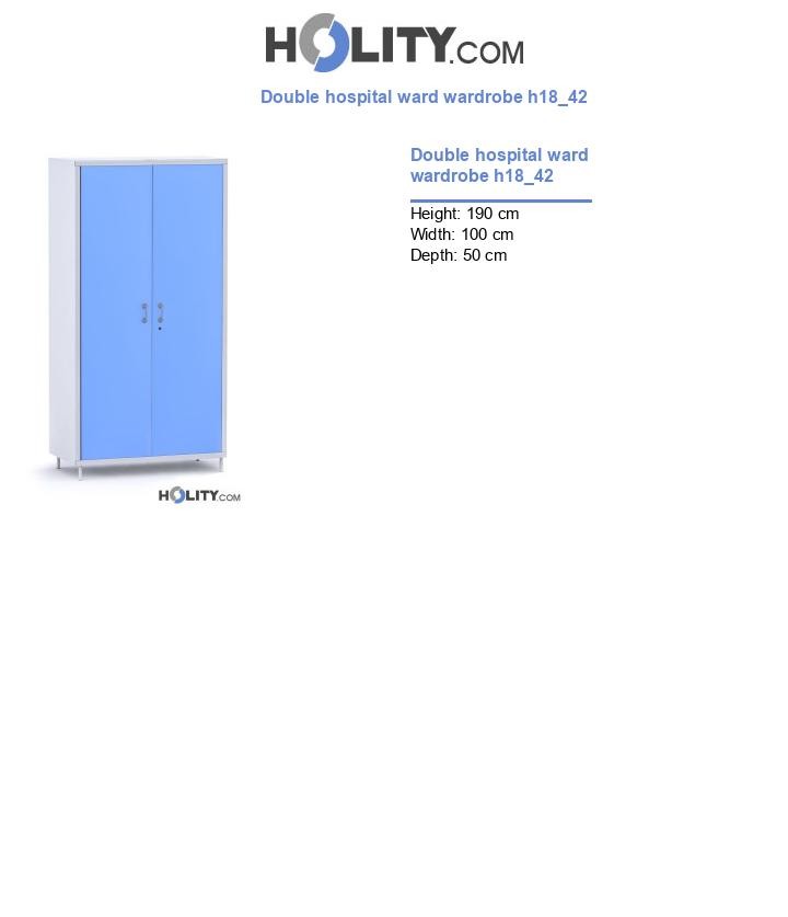 Double hospital ward wardrobe h18_42