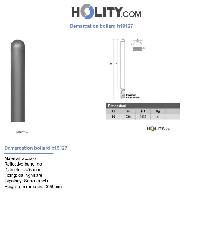 Demarcation bollard h19127