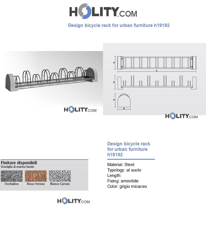 Design bicycle rack for urban furniture h19192