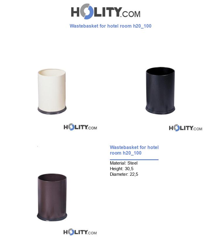 Wastebasket for hotel room h20_100