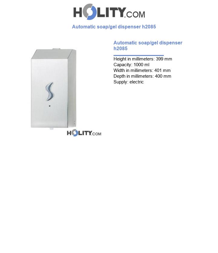 Automatic soap/gel dispenser h2085