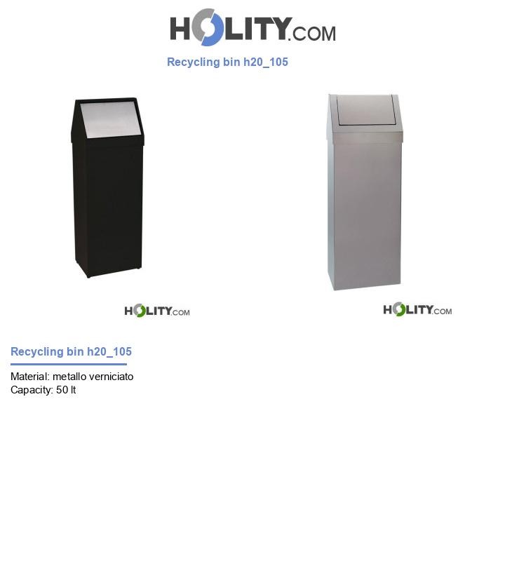 Recycling bin h20_105