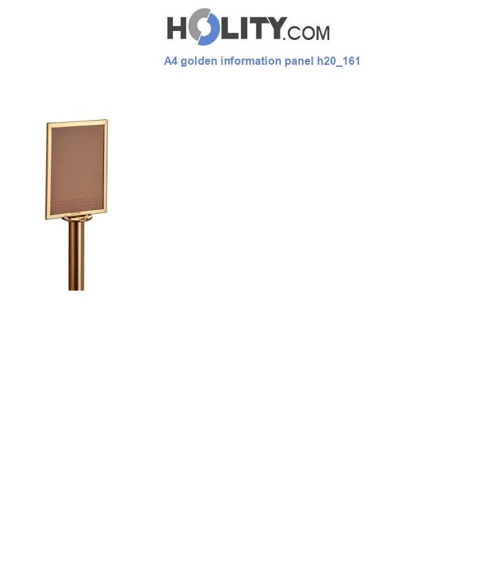 A4 golden information panel h20_161
