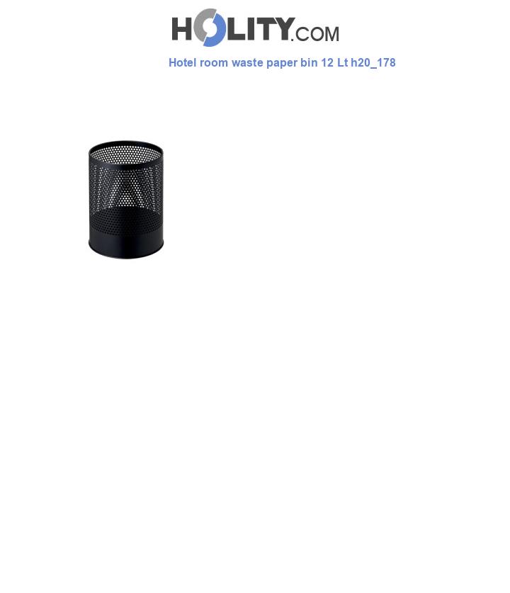 Hotel room waste paper bin 12 Lt h20_178