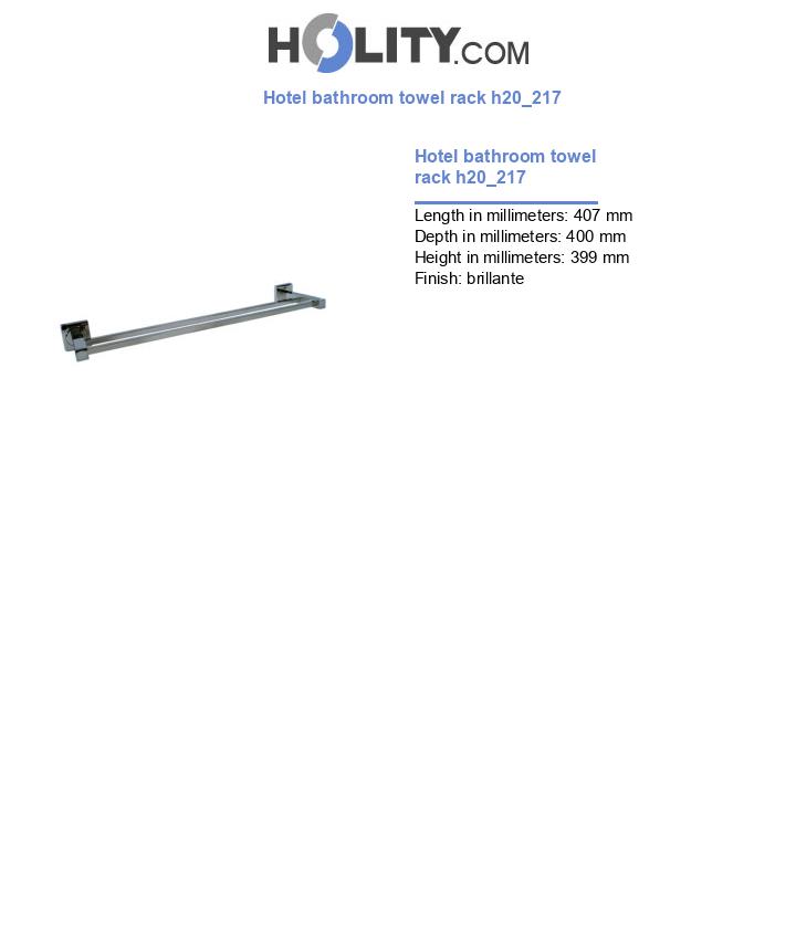 Hotel bathroom towel rack h20_217