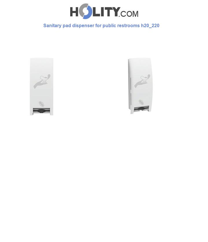 Sanitary pad dispenser for public restrooms h20_220