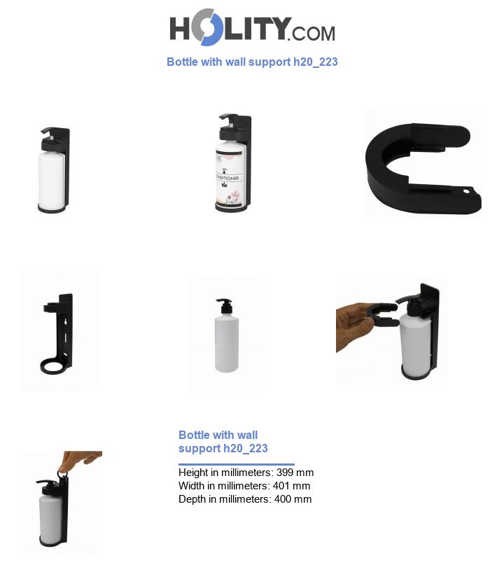 Bottle with wall support h20_223