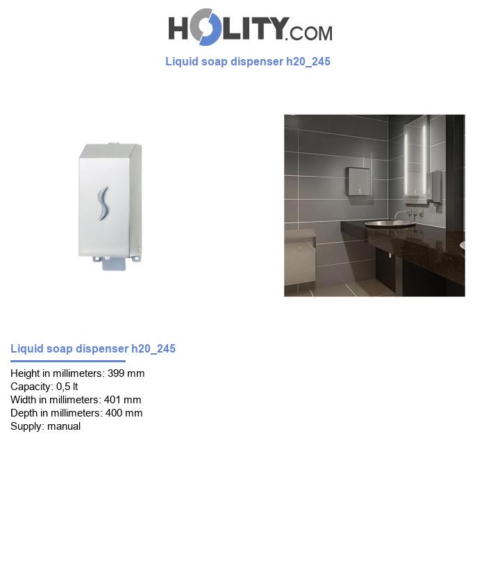 Liquid soap dispenser h20_245