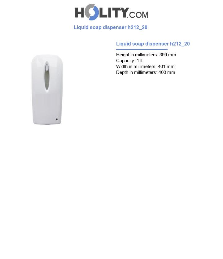 Liquid soap dispenser h212_20