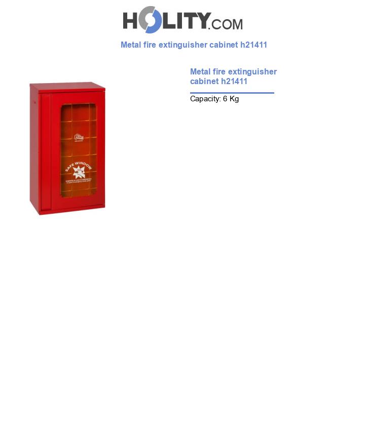 Metal fire extinguisher cabinet h21411