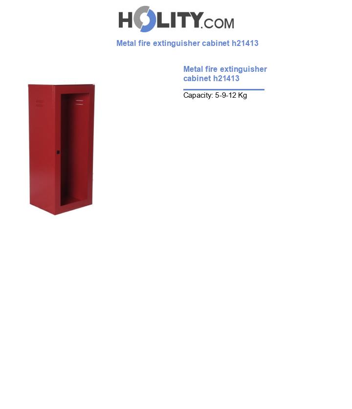 Metal fire extinguisher cabinet h21413