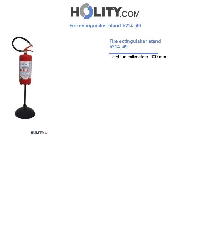 Fire extinguisher stand h214_49