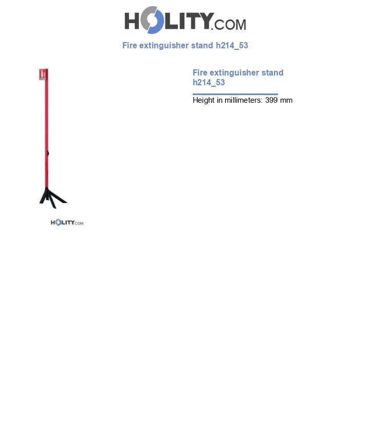 Fire extinguisher stand h214_53
