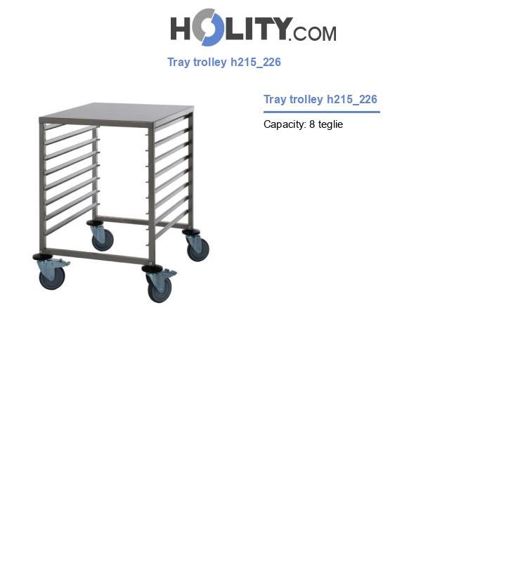 Tray trolley h215_226