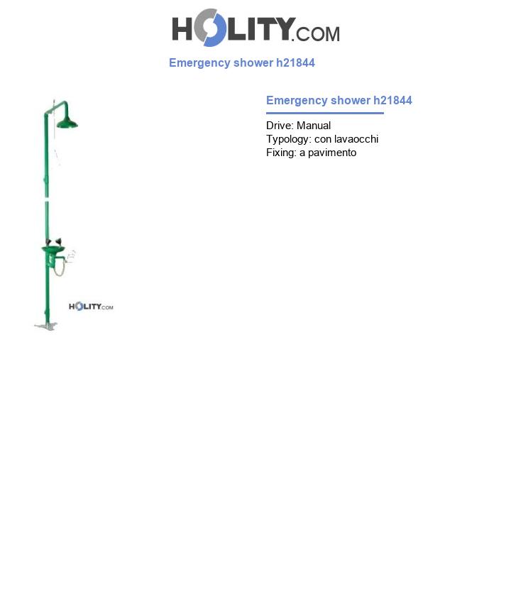 Emergency shower h21844