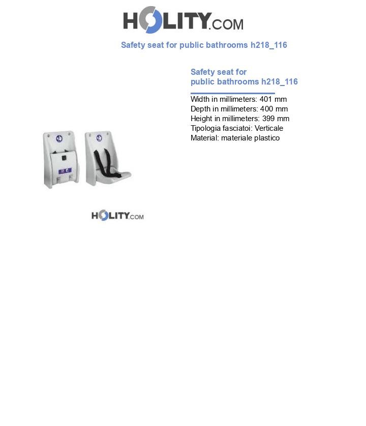 Safety seat for public bathrooms h218_116