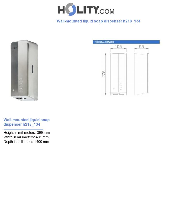 Wall-mounted liquid soap dispenser h218_134