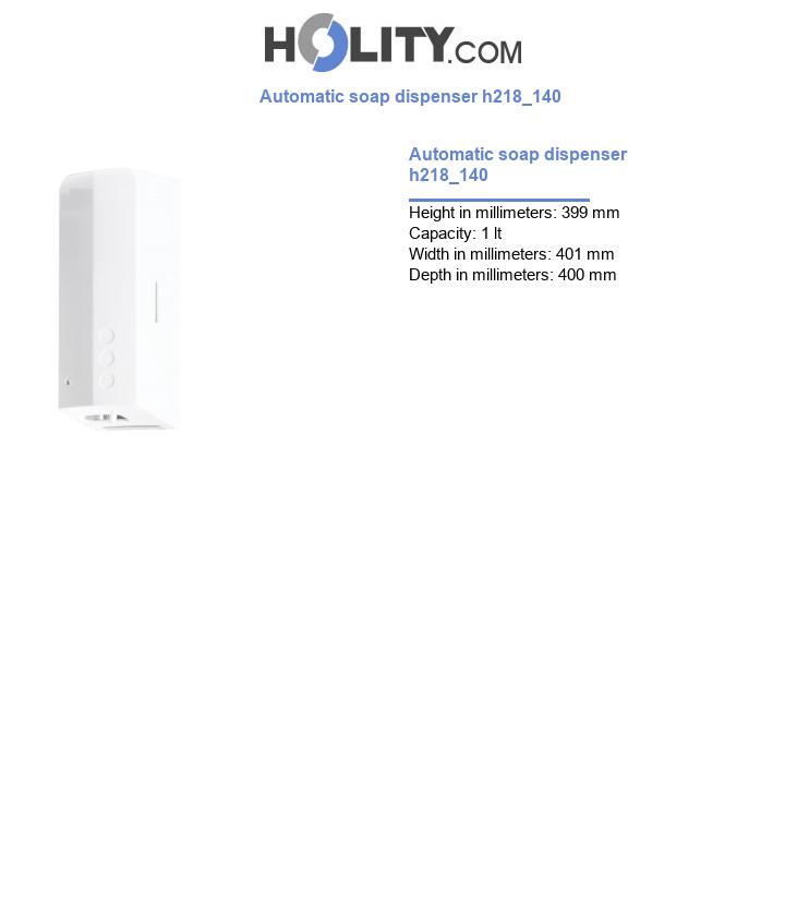 Automatic soap dispenser h218_140