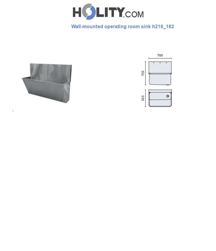 Wall-mounted operating room sink h218_182