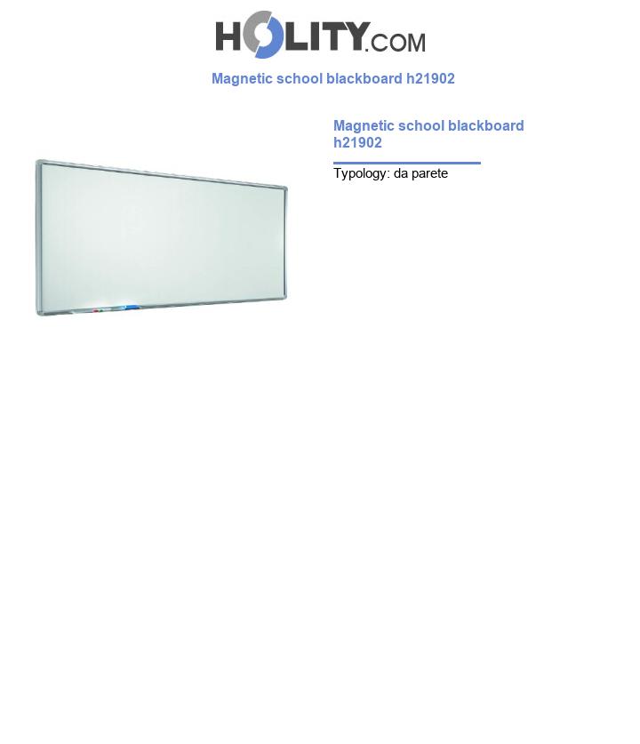 Magnetic school blackboard h21902